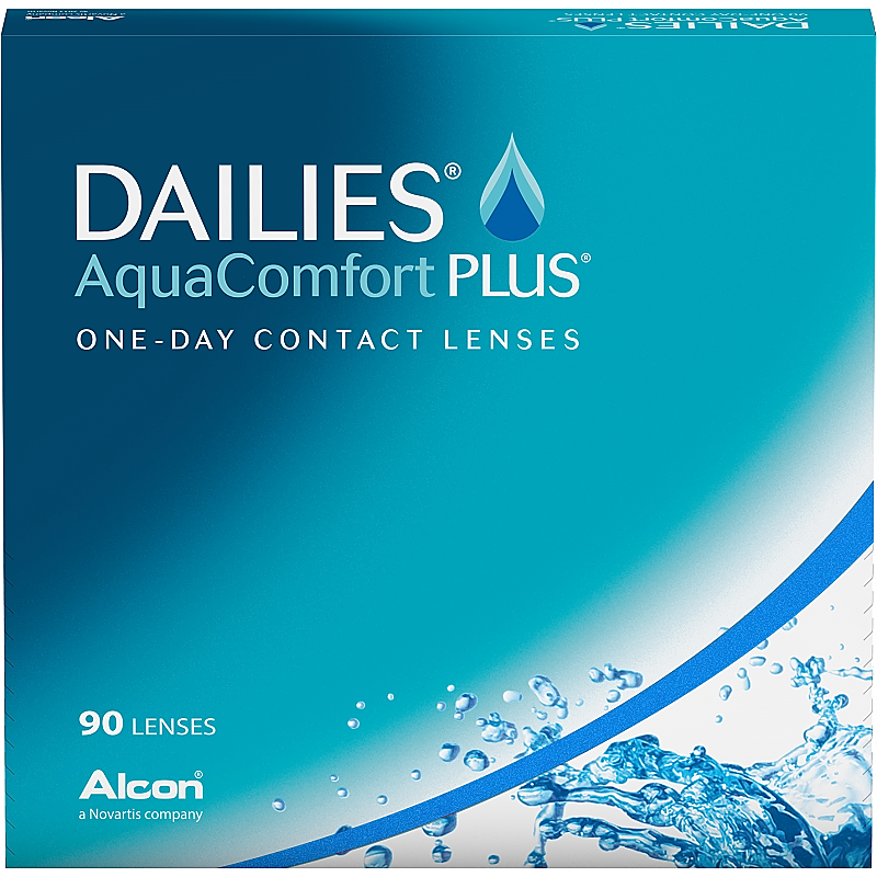 DAILIES AQUA COMFORT PLUS 90 - Dailies Aqua Comfort Plus (90 lenses/box)