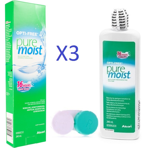 OPTI FREE PUREMOIST - Opti-free PureMoist Cleaner | 3 month pack
